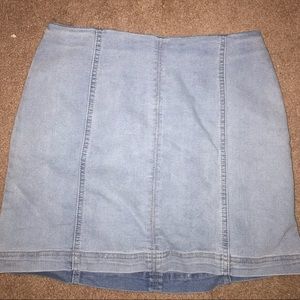 denim jean skirt
